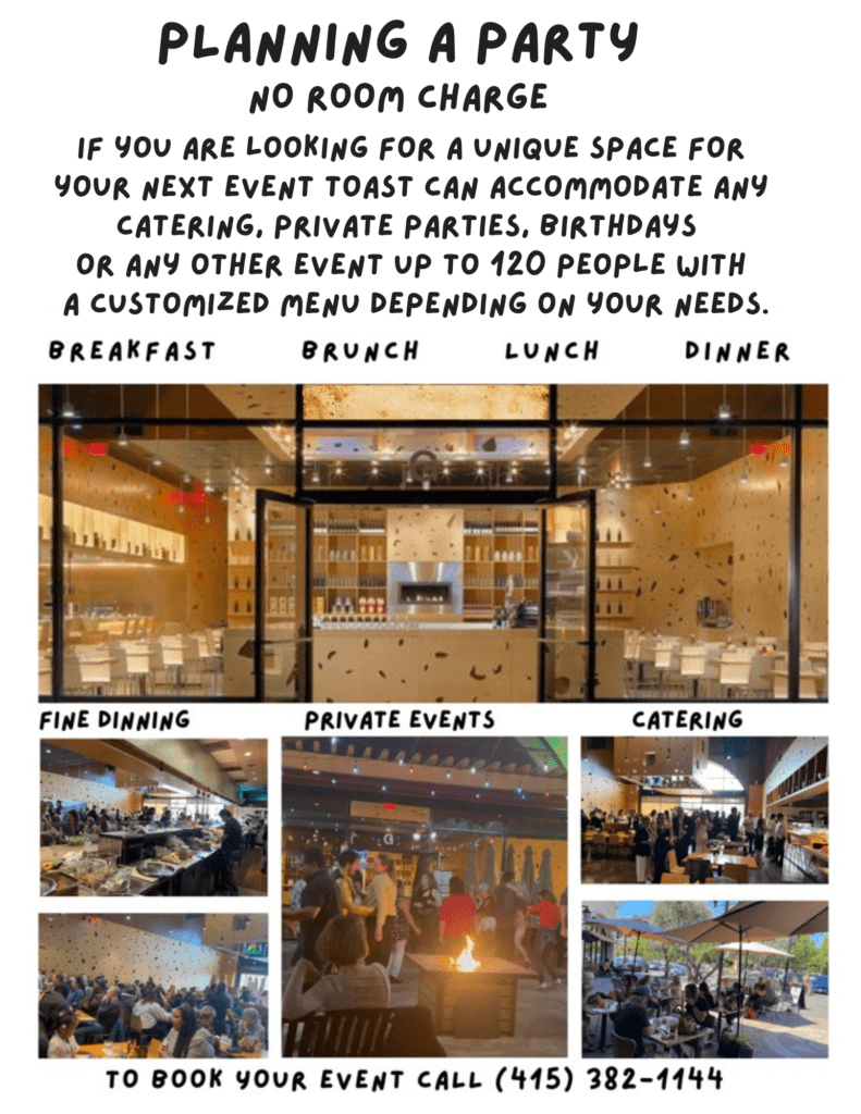 PLANNING A PARTY NO ROOM CHARGE